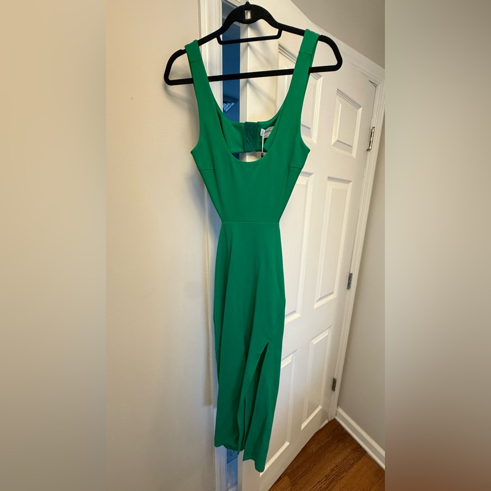 Lovers + Friends Emerald Green Midi Dress